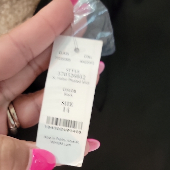 Nwt White House Black Market Halter Dress - Picture 5 of 6